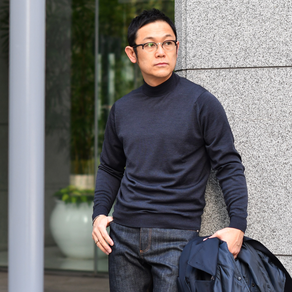 JOHN SMEDLEY ジョンスメドレー タートルネック オリオングリーン JOHN SMEDLEY ジョンスメドレー タートルネック オリオングリーン